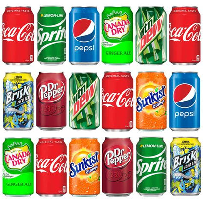 D&G Assorted Soft Drinks – Case (20 FL OZ x 6)