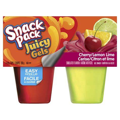 Snack Pack Cherry & Lemon Pudding 368g