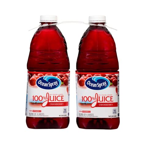 Ocean Spray White Cranberry Juice 2-Pack (2.83L x 2)