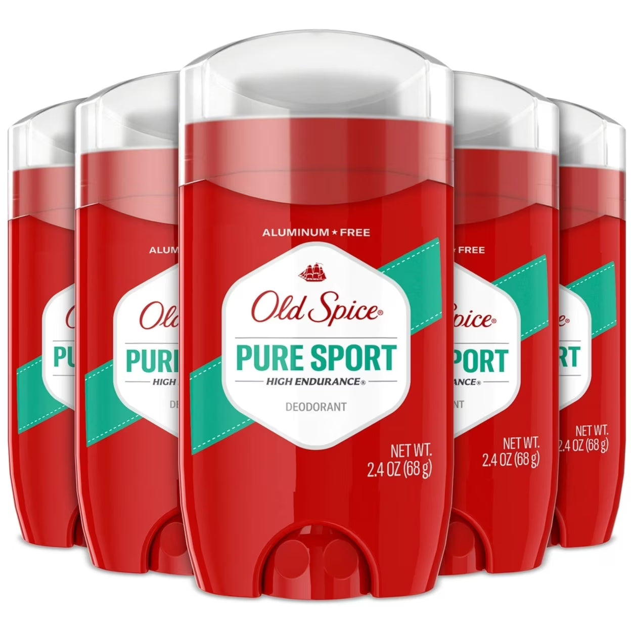 Old Spice Deodorant 5-Pack - Bold, Long-Lasting Odour Protection for Men