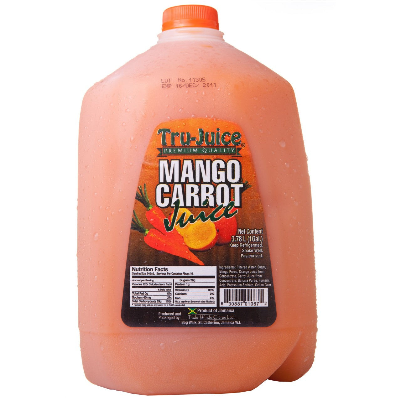 Tru-Juice Mango Carrot 1 Gallon
