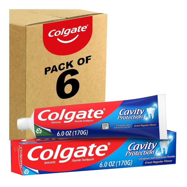 Colgate Cavity Protection Toothpaste 6-Pack (170g each)