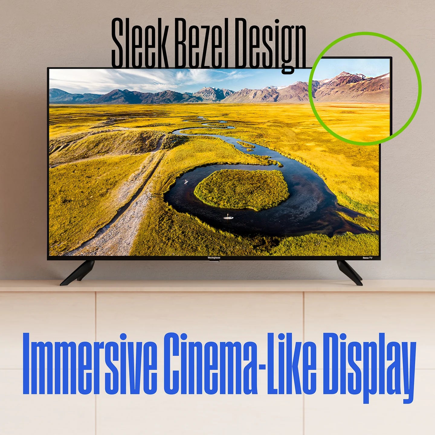 Westinghouse 40" Edgeless 4K UHD Roku TV