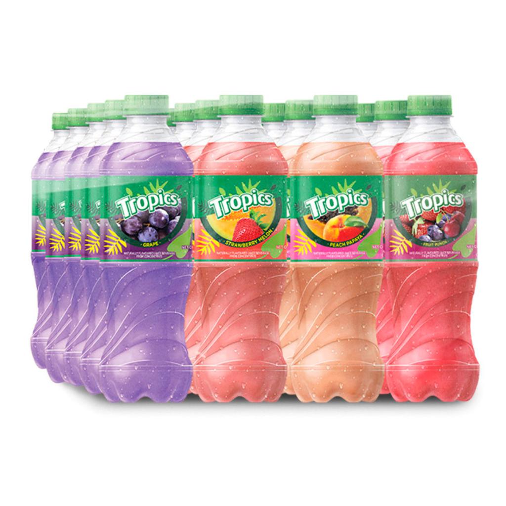 Tropics 591ml Case - Caribbean Tropical Juice Drink Bulk Pack