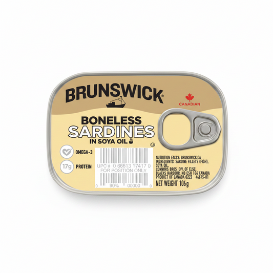 Brunswick Boneless Sardines in Soy Oil (106g)