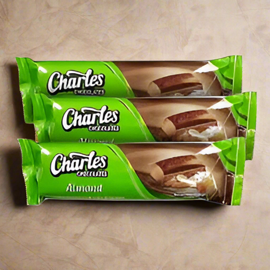 Charles Almond Chocolate Bars 12-Pack