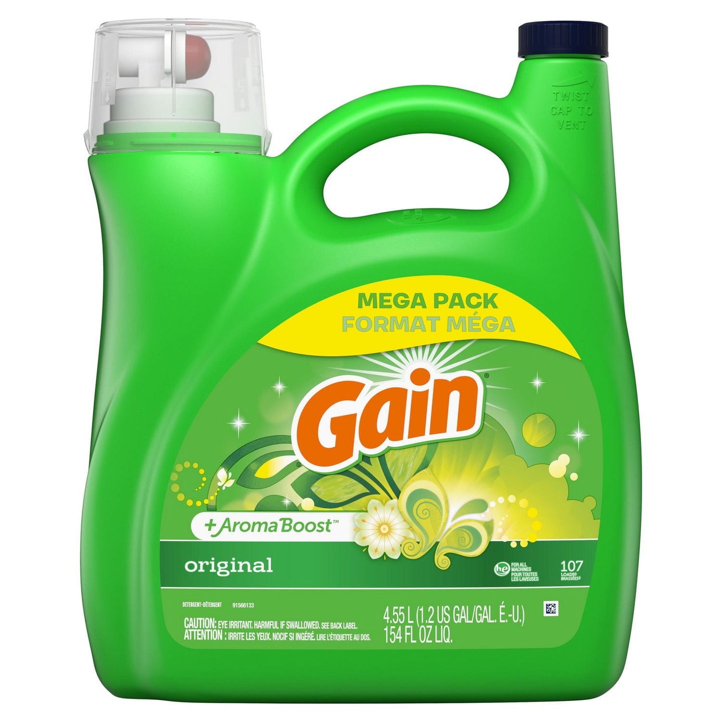 Gain Powder Detergent + Aroma Boost 169oz