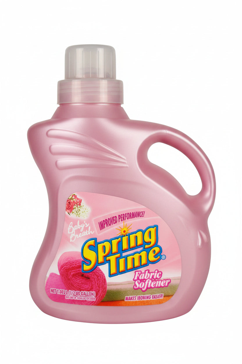 Springtime Fabric Softener Gallon - Fresh Spring Scent for Soft, Fragrant Laundry