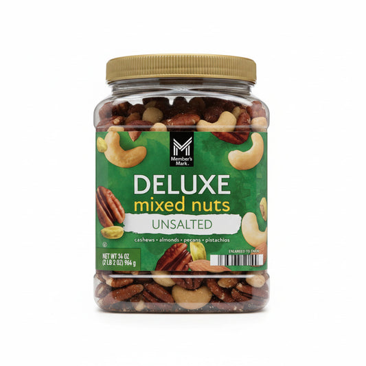 MM Deluxe Mixed Nuts Unsalted - Premium Healthy Snack