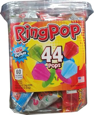 Ring Pop Limited Edition Mix 44 Pops - Assorted Candy Rings Bulk Pack
