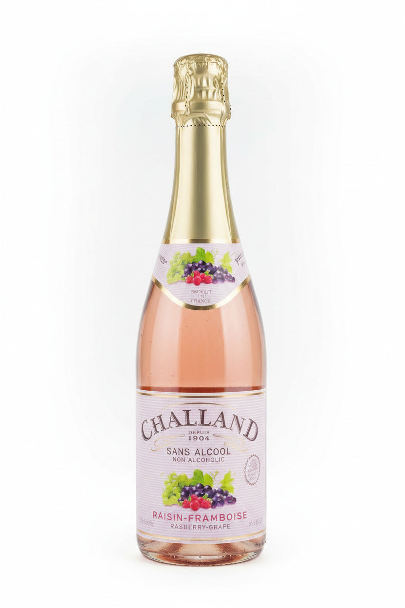 Challand Sparkling Wine Raspberry Grape 25.4oz