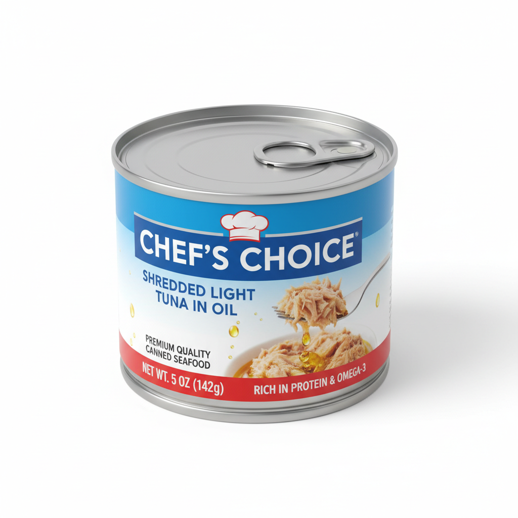Chef's Choice Shredded Light Tuna in Oil