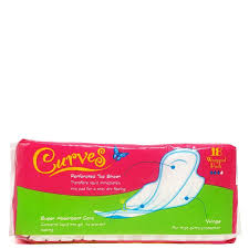 Curves Regular Maxi Pads – 18 Pieces
