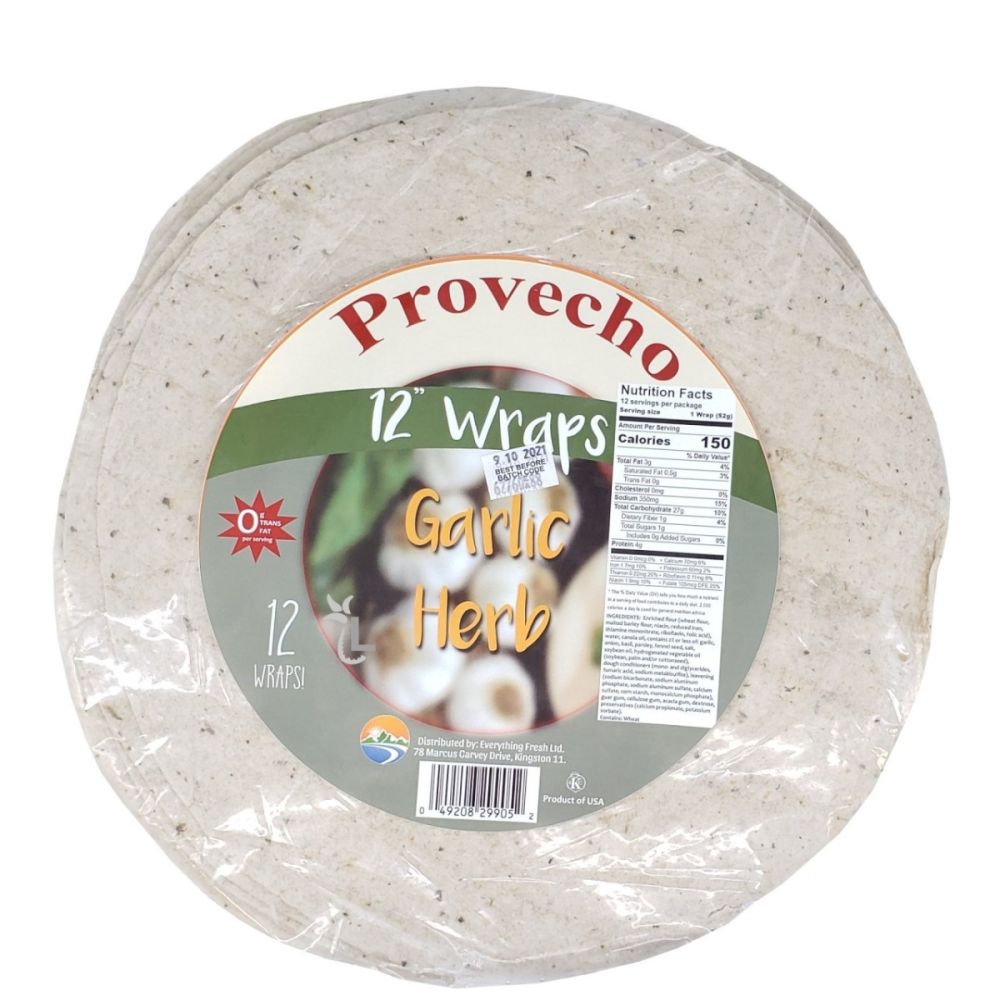 Provecho Plain Flour Wraps 6pk 312g