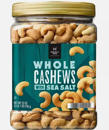 MM Whole Cashews with Sea Salt - Premium Roasted Snack