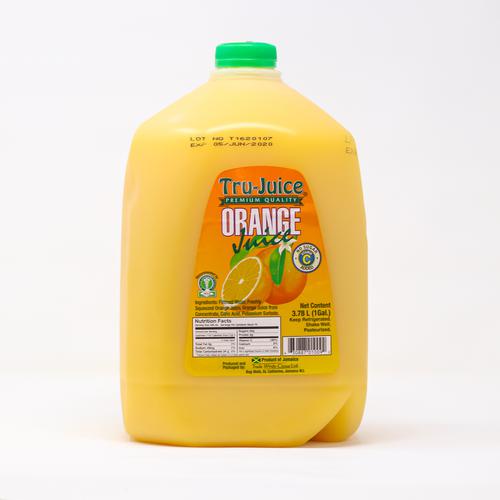 Tru-Juice No Sugar Added Orange Juice 1 Gallon
