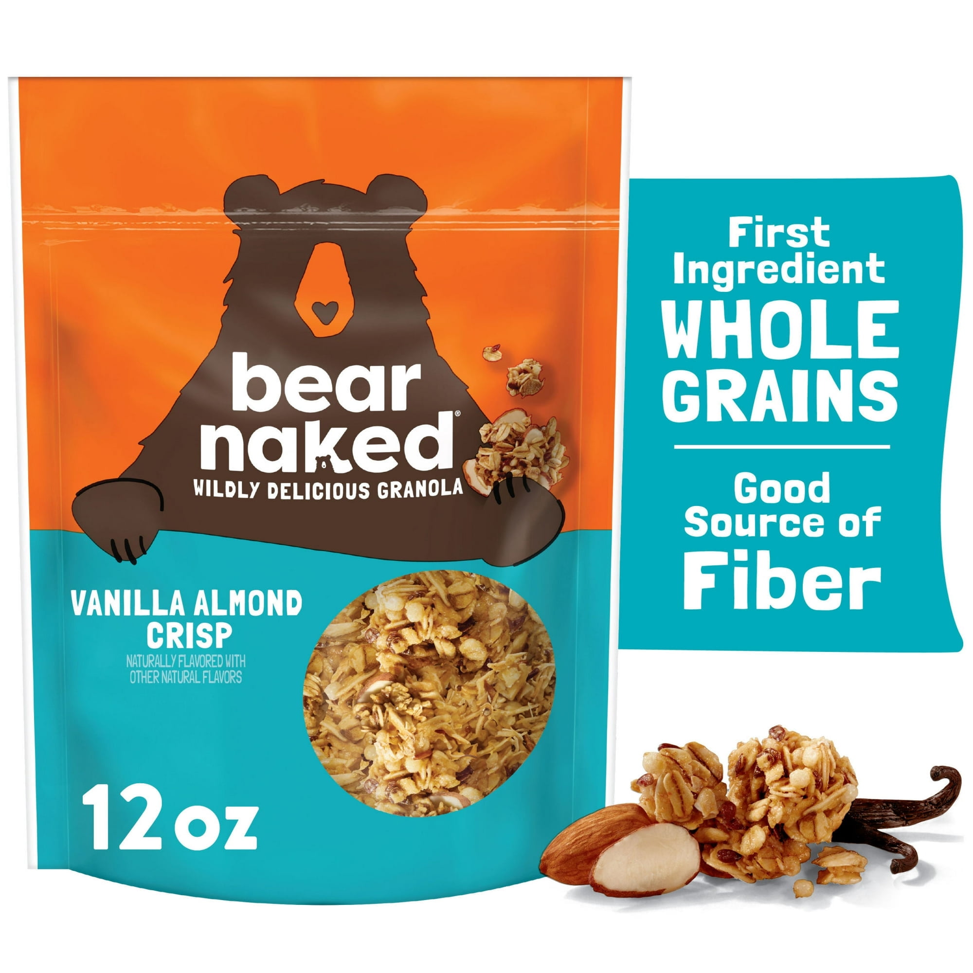 BEAR NAKED GRANOLA VANILLA ALMOND CRISP 340g