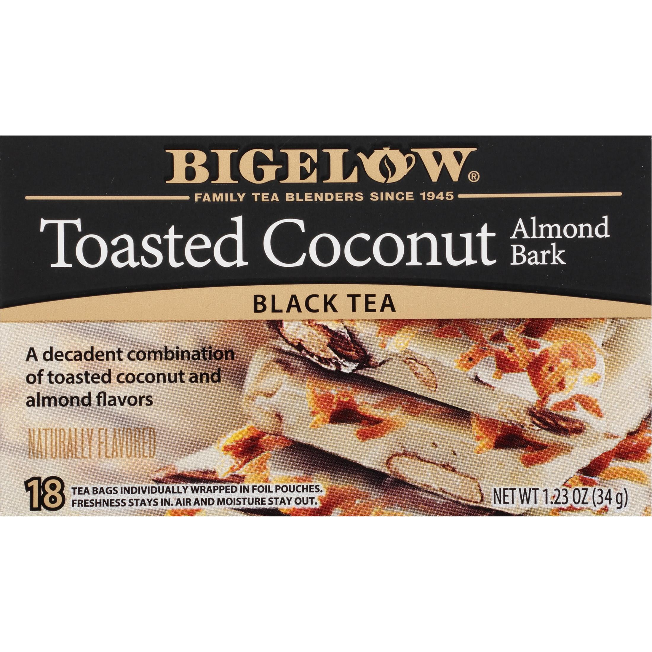 BIGELOW BLENDED TEA TEA BLACK TOASTED COCONUT ALMOND BARK 18CT
