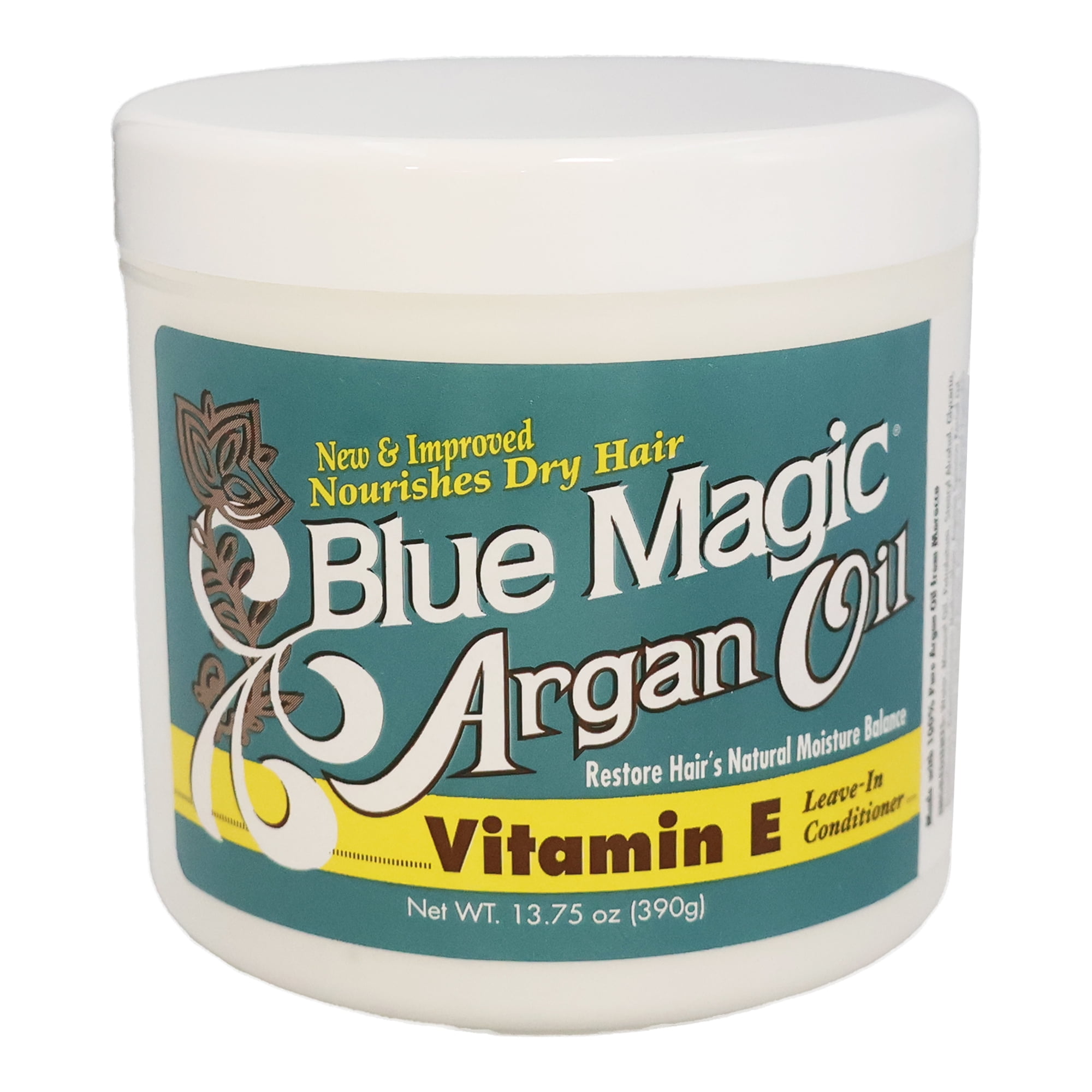 BLUE MAGIC ARGAN OIL VITAMIN E LEAVE-IN CONDITIONER 390g