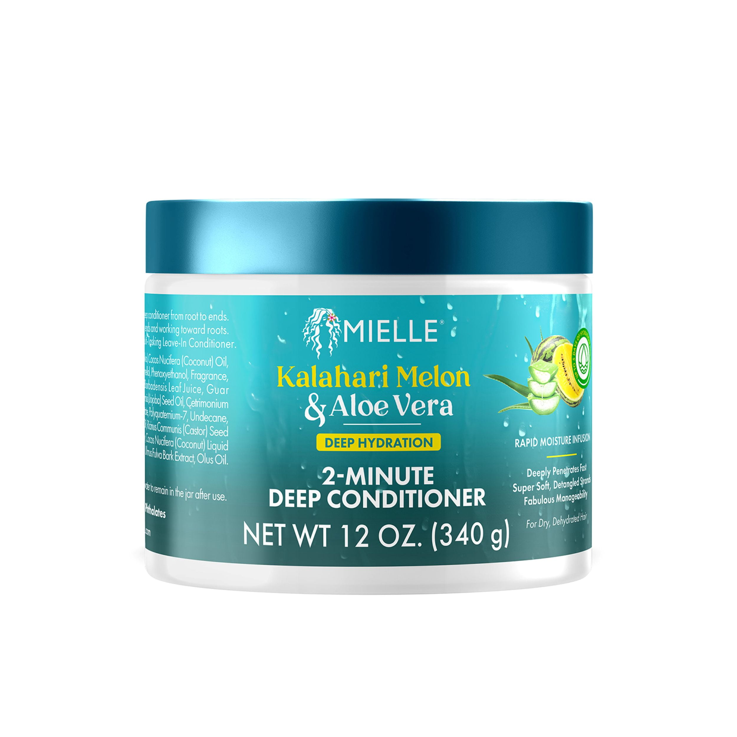MIELLE KALAHARI MELON & ALOE VERA DEEP HYDRATION 2-MINUTE DEEP CONDITIONER 340G