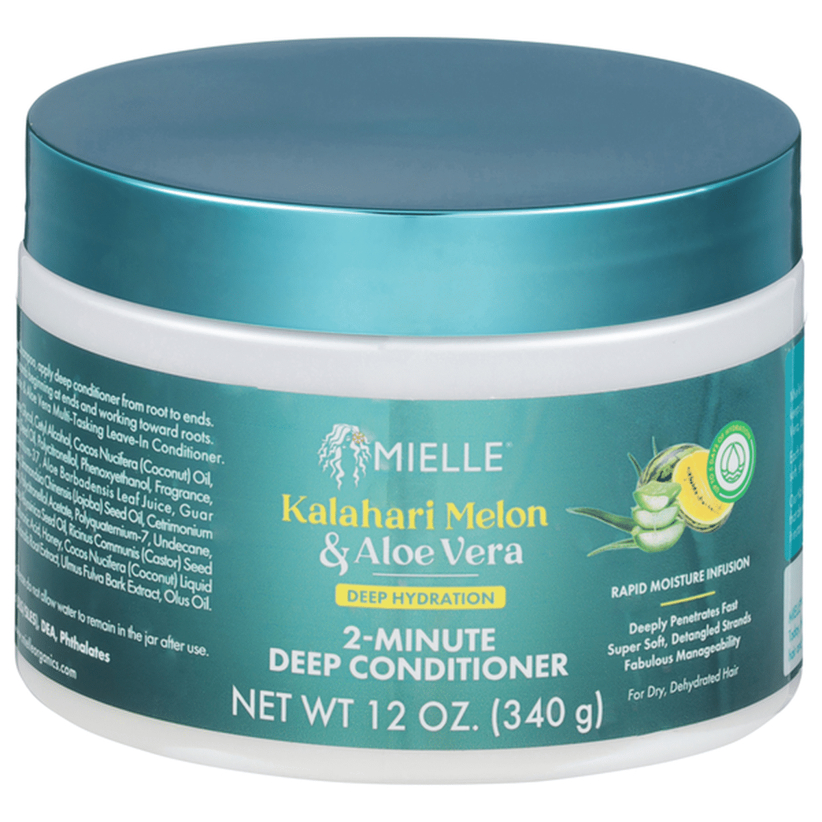 MIELLE KALAHARI MELON & ALOE VERA DEEP HYDRATION MULTI-TASKING LEAVE-IN CONDITIONER 198ML