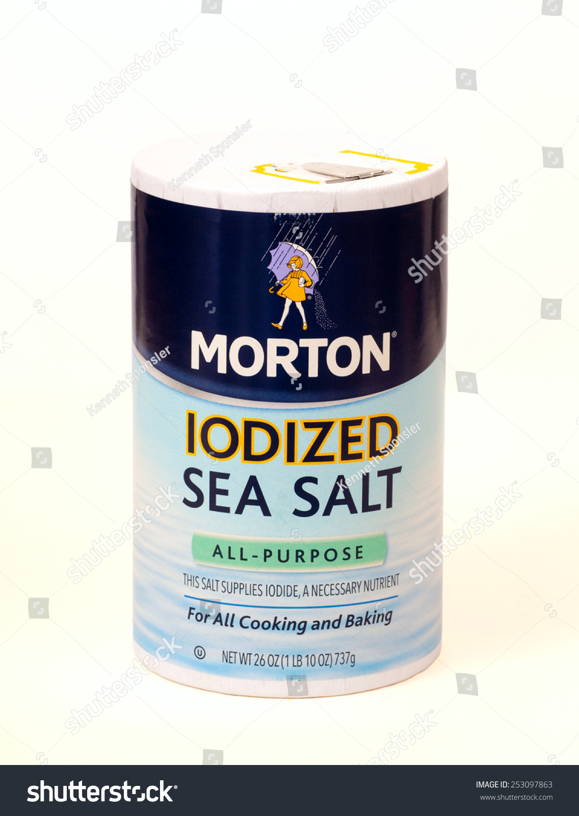 MORTON IODIZED SALT 8 oz