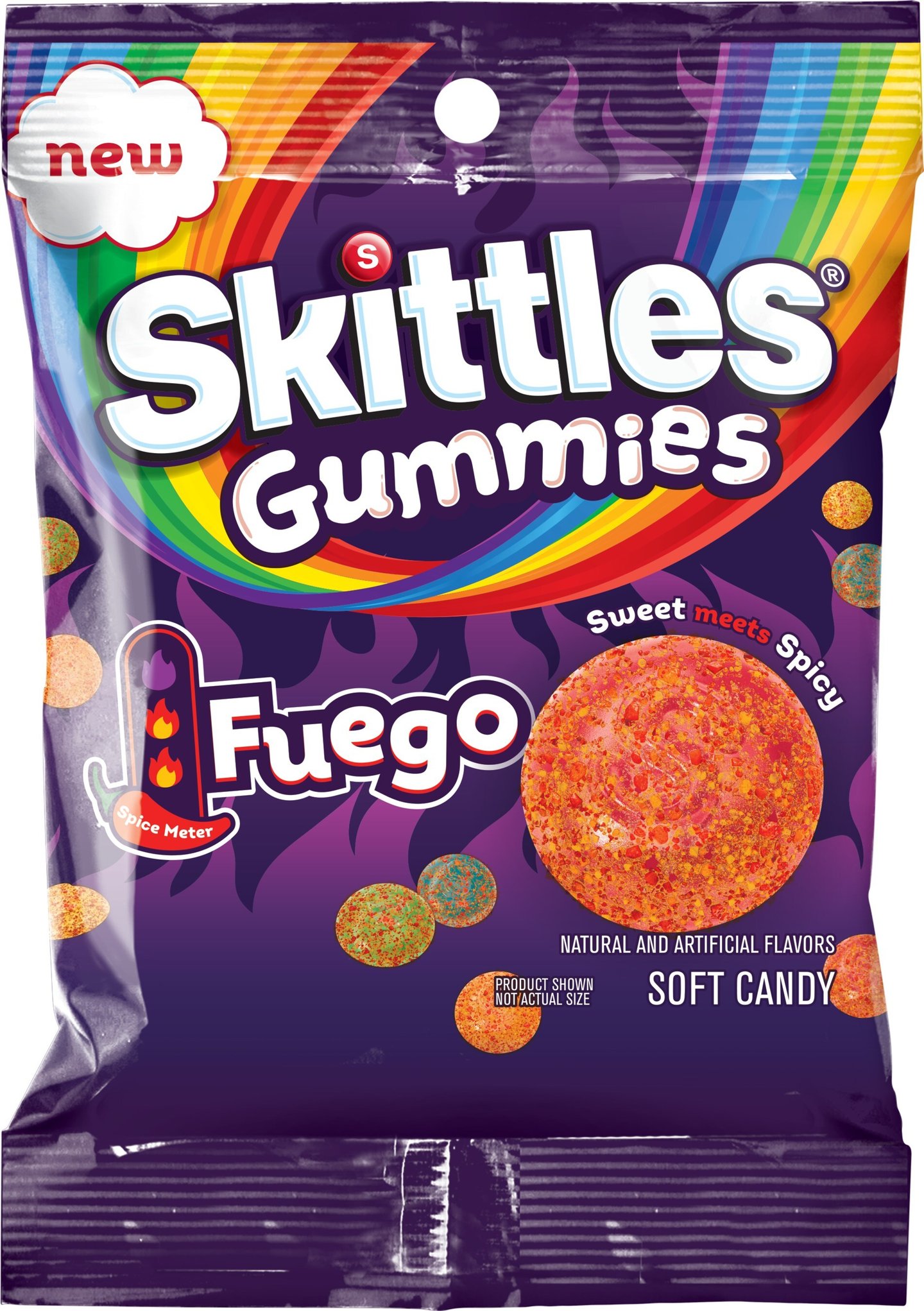 SKITTLES GUMMIES FUEGO 5.8oz